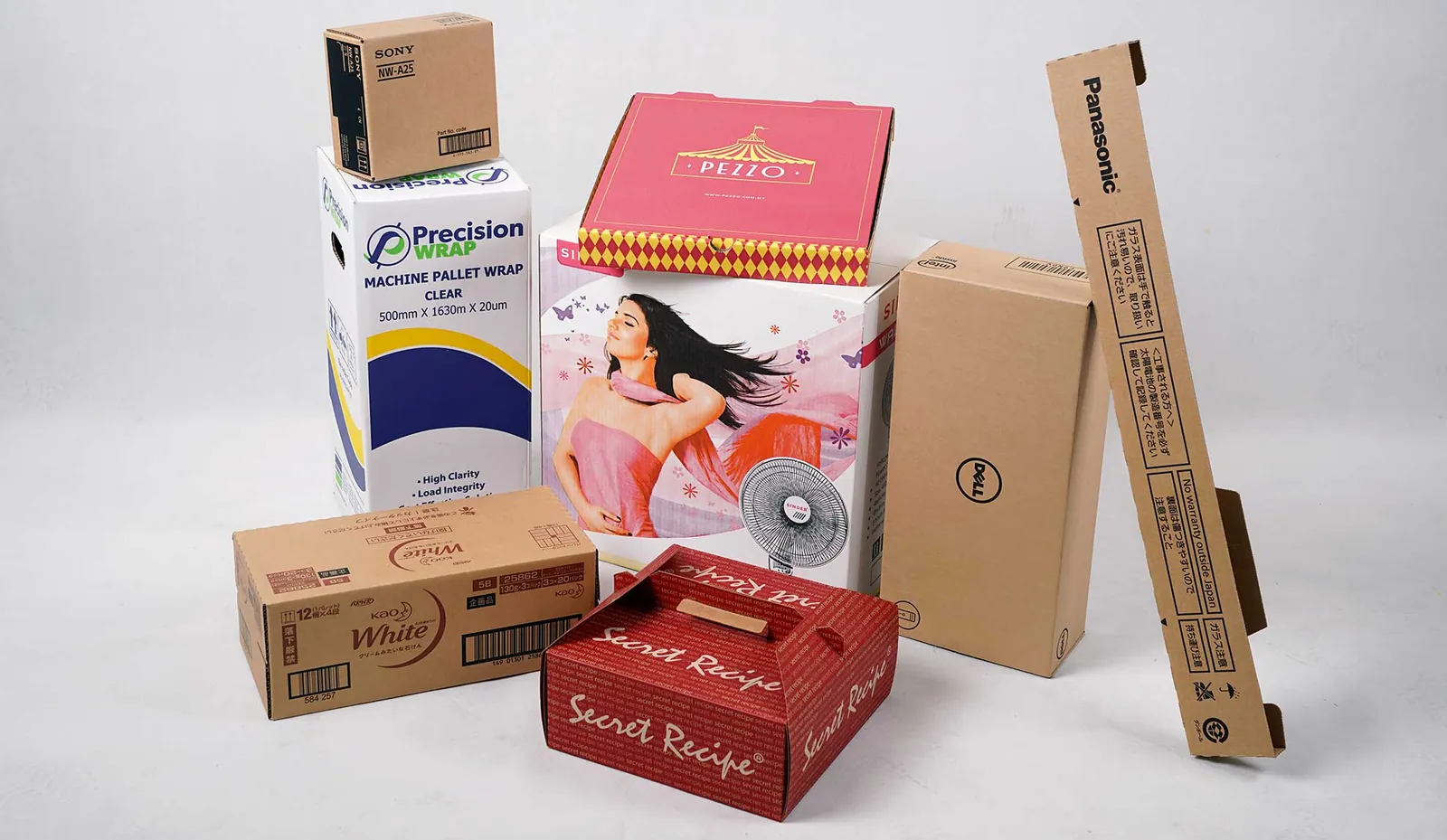 Corrugated and printed boxes